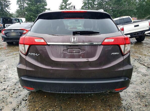 3CZRU6H70MM724977 2021 HONDA HR-V Brown უკანა ხედი