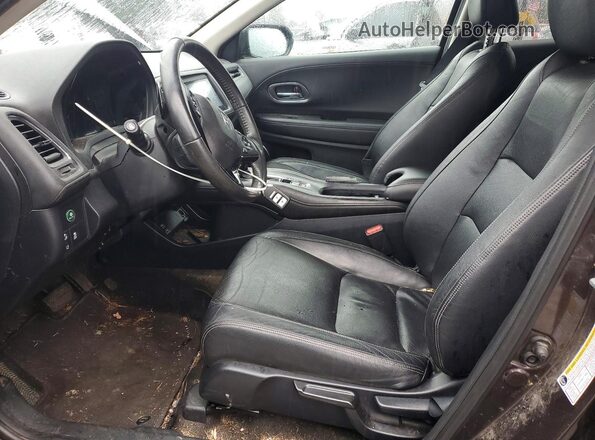 3CZRU6H70MM724977 2021 HONDA HR-V Brown წინა სალონის ხედი
