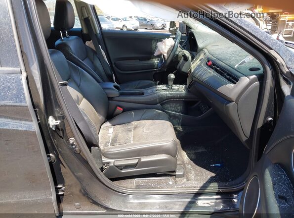3CZRU6H72HM725974 2017 HONDA HR-V Черный Вид салона спереди