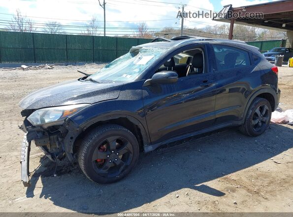3CZRU6H72HM725974 2017 HONDA HR-V Черный Передняя левая четверть