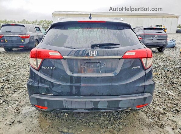 3CZRU6H72MM729596 2021 HONDA HR-V Black უკანა ხედი