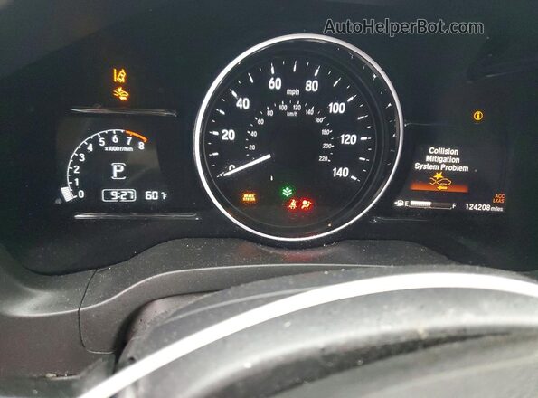 3CZRU6H72MM729596 2021 HONDA HR-V Black ხელსაწყოთა პანელის ხედი