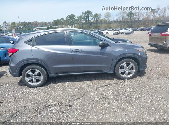3CZRU6H74HM718296 2017 HONDA HR-V Gray Widok wnętrza z tyłu