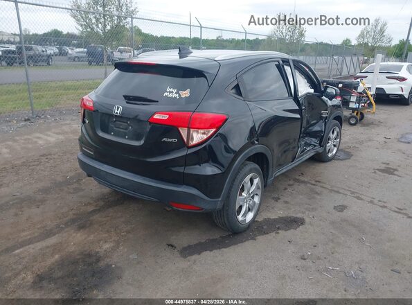 3CZRU6H75GM701232 2016 HONDA HR-V Black Trasero derecho