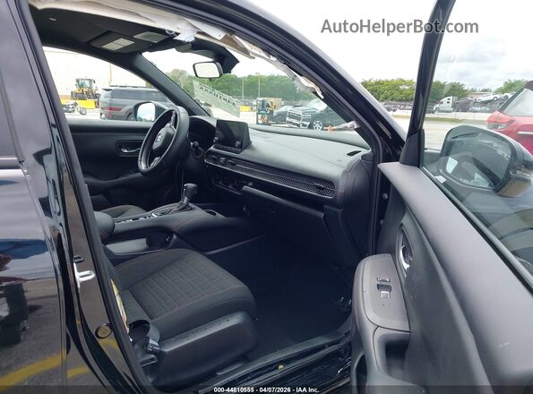 3CZRZ1H53PM728366 2023 HONDA HR-V Black Front interior view