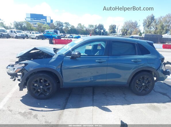 3CZRZ1H5XRM747872 2024 HONDA HR-V Blue Панорамний вид салону 360°