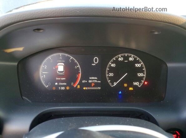 3CZRZ2H52TM729301 2026 HONDA HR-V Black Вид щитка приладів