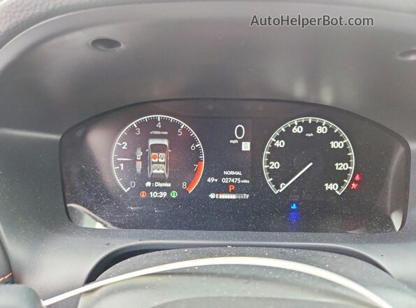 3CZRZ2H53RM784980 2024 HONDA HR-V White Вид щитка приладів