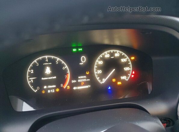 3CZRZ2H70TM711316 2026 HONDA HR-V Gray Vista del cuadro de instrumentos
