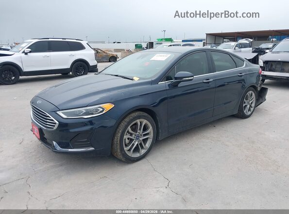 3FA6P0CD0LR198903 2020 FORD FUSION Blue 
