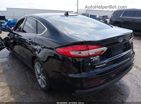 3FA6P0CD3KR113731 2019 FORD FUSION Черный Задняя левая четверть
