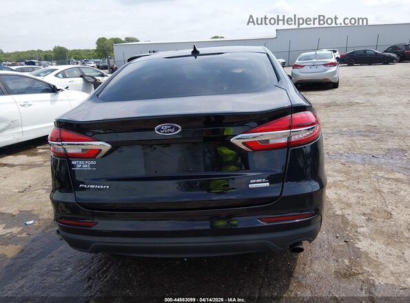 3FA6P0CD3KR113731 2019 FORD FUSION Черный 