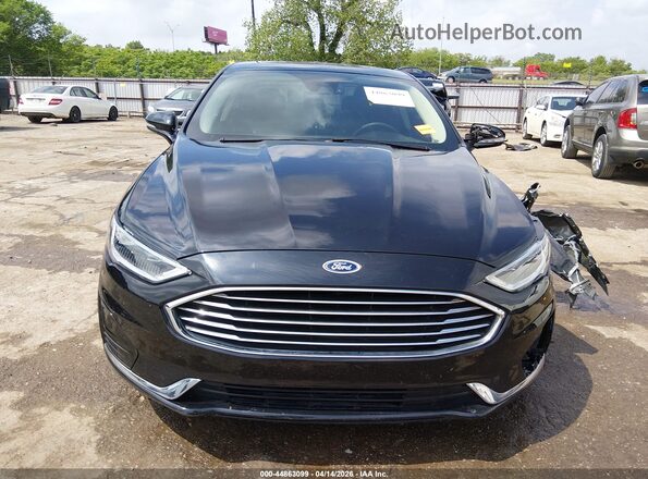 3FA6P0CD3KR113731 2019 FORD FUSION Черный Вид щитка приборов