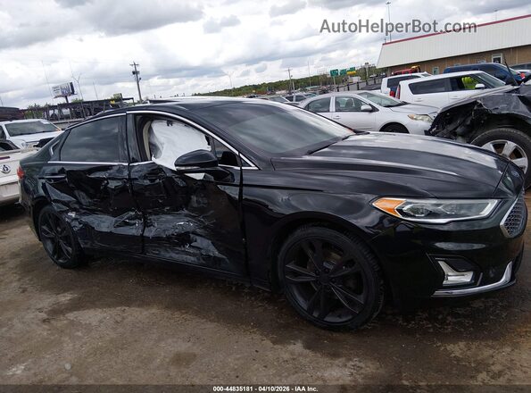 3FA6P0D95LR136505 2020 FORD FUSION Black უკანა სალონის ხედი