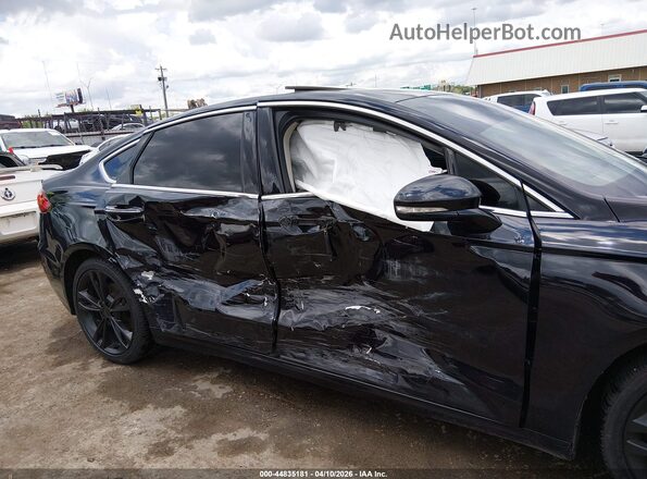 3FA6P0D95LR136505 2020 FORD FUSION Black წინა ხედი