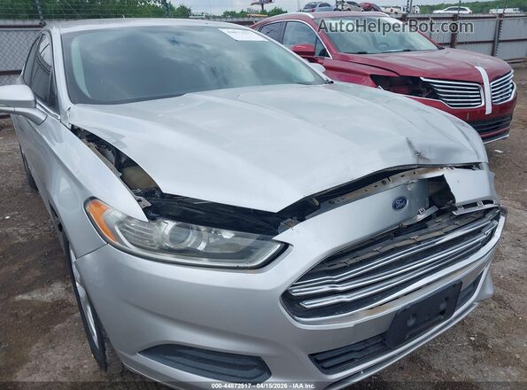3FA6P0H76GR272575 2016 FORD FUSION Silver Front view