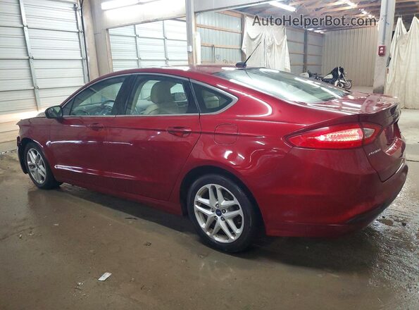 3FA6P0HD1GR289015 2016 FORD FUSION Red Trasero izquierdo