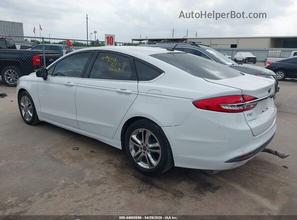 3FA6P0HD1JR231591 2018 FORD FUSION White Rear left