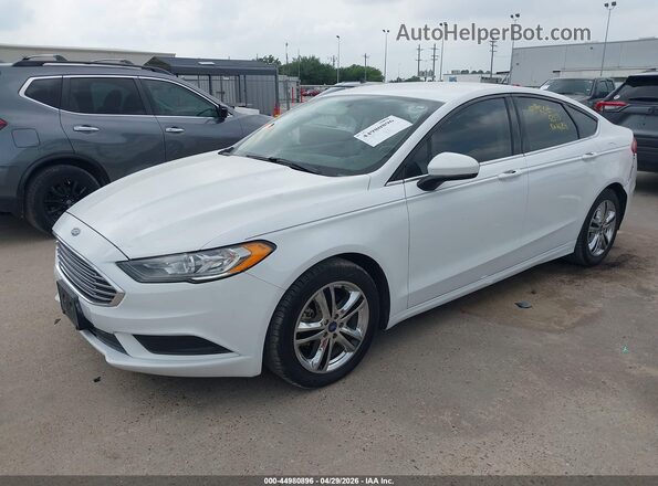3FA6P0HD1JR231591 2018 FORD FUSION White Front left