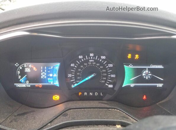 3FA6P0HD2LR109146 2020 FORD FUSION Black Սարքավորումների վահանակի տեսք