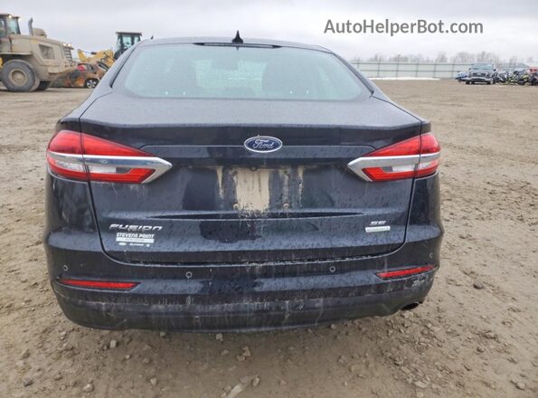 3FA6P0HD2LR109146 2020 FORD FUSION Black Հետևի տեսք