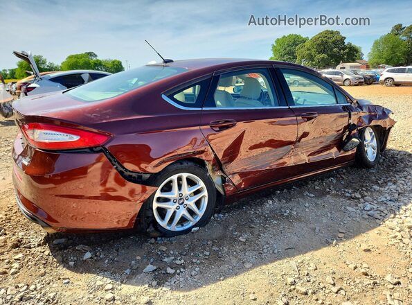 3FA6P0HD3GR287394 2016 FORD FUSION Темно-бордовый Задняя правая четверть