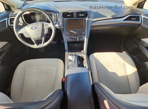 3FA6P0HD7LR148055 2020 FORD FUSION Black Առջևի վահանակի տեսք