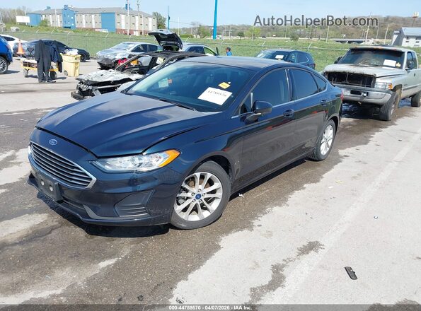 3FA6P0HD9LR169683 2020 FORD FUSION Dark Blue Առջևի ձախ երեք քառորդ տեսարան