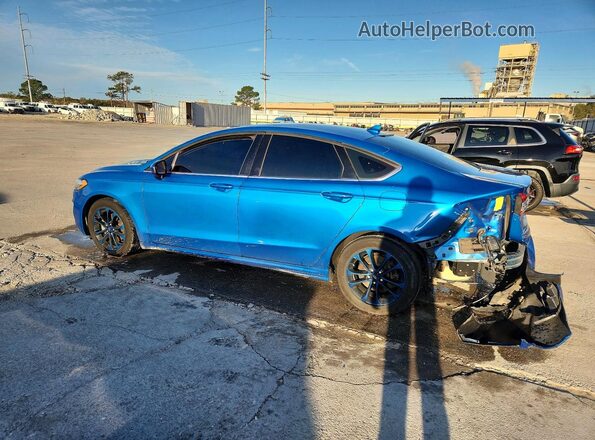 3FA6P0HDXLR184516 2020 FORD FUSION Blue Задня ліва чверть