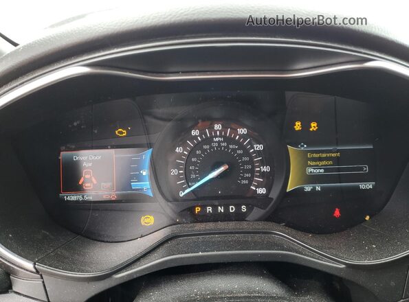 3FA6P0K98LR127784 2020 FORD FUSION Серебряный Вид щитка приборов