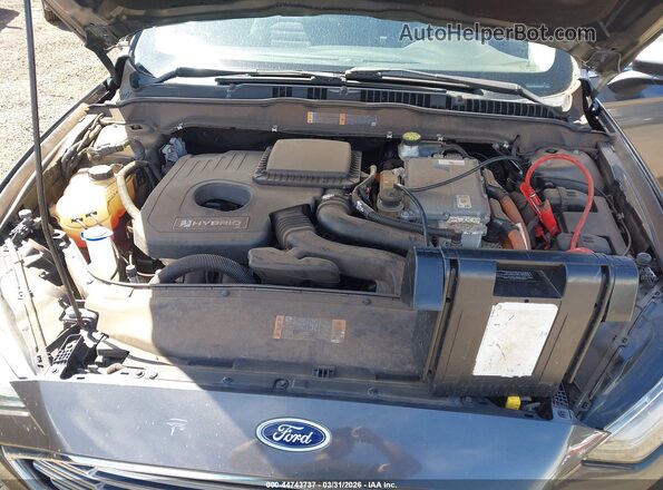 3FA6P0LU0JR205331 2018 FORD FUSION HYBRID Gray უკანა ხედი