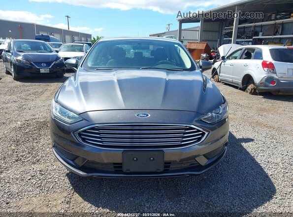 3FA6P0LU0JR205331 2018 FORD FUSION HYBRID Gray ხელსაწყოთა პანელის ხედი