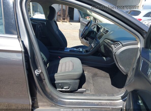 3FA6P0LU0JR205331 2018 FORD FUSION HYBRID Gray წინა სალონის ხედი