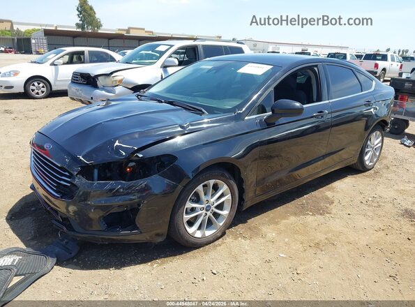 3FA6P0LU1LR171192 2020 FORD FUSION Black Przód lewy