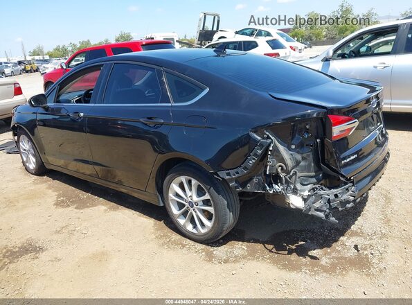 3FA6P0LU1LR171192 2020 FORD FUSION Black Tył lewy