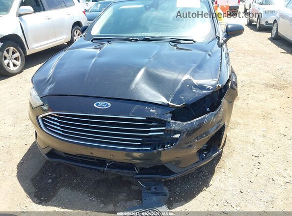 3FA6P0LU1LR171192 2020 FORD FUSION Black Widok z przodu