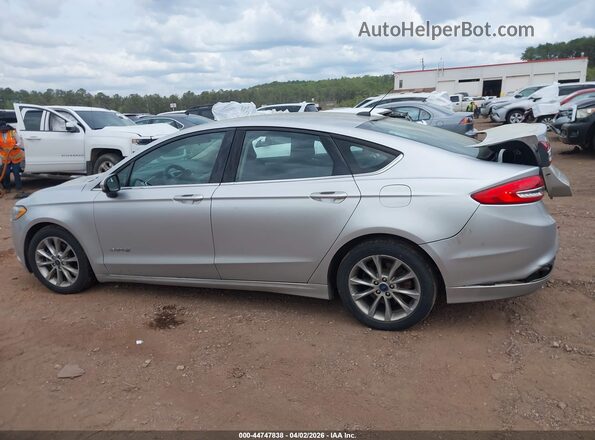 3FA6P0LU4HR336742 2017 FORD FUSION HYBRID Silver Панорамний вид салону 360°