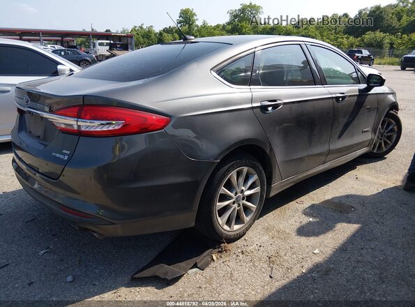 3FA6P0LU5HR266068 2017 FORD FUSION HYBRID Gray უკანა მარჯვენა