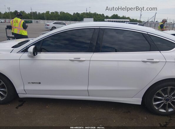 3FA6P0LU5HR409262 2017 FORD FUSION HYBRID Белый Панорамный вид салона 360°