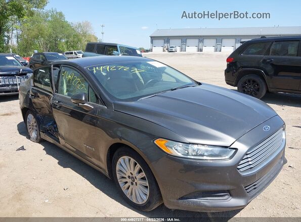 3FA6P0LU7GR345529 2016 FORD FUSION HYBRID Red Front view
