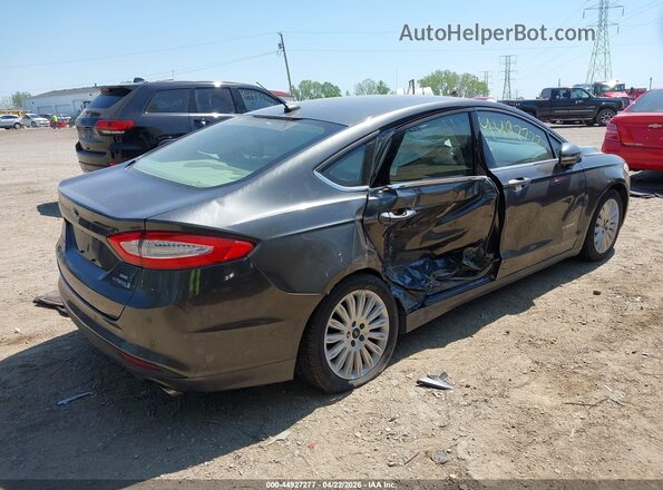 3FA6P0LU7GR345529 2016 FORD FUSION HYBRID Red Rear right
