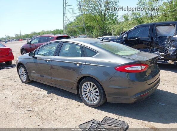 3FA6P0LU7GR345529 2016 FORD FUSION HYBRID Red Rear left