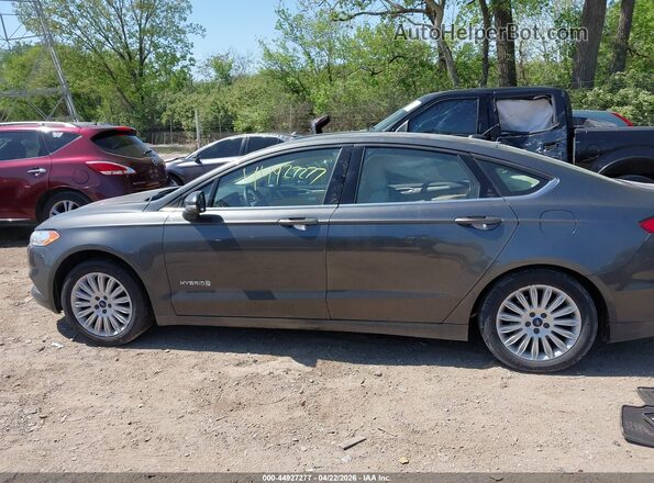 3FA6P0LU7GR345529 2016 FORD FUSION HYBRID Red 360 interior view