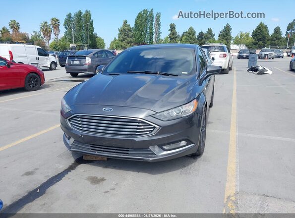 3FA6P0LU7JR139070 2018 FORD FUSION HYBRID Gray Вид задньої частини салону