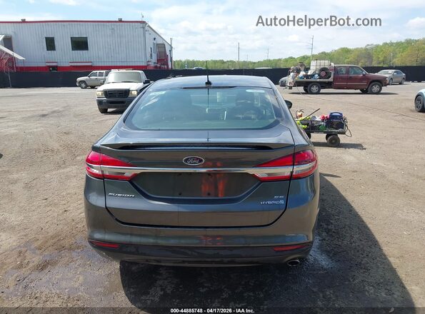 3FA6P0LU9HR356372 2017 FORD FUSION HYBRID Gray 