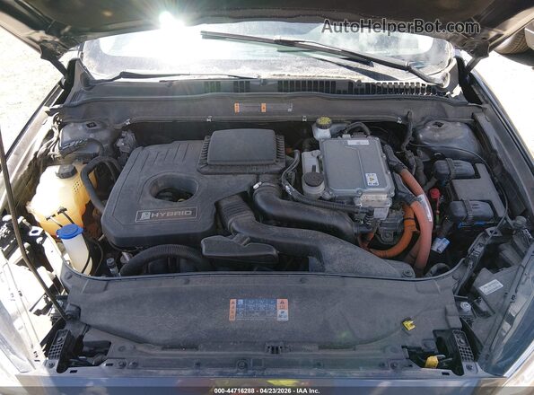3FA6P0LU9JR208423 2018 FORD FUSION HYBRID Gray Rear view