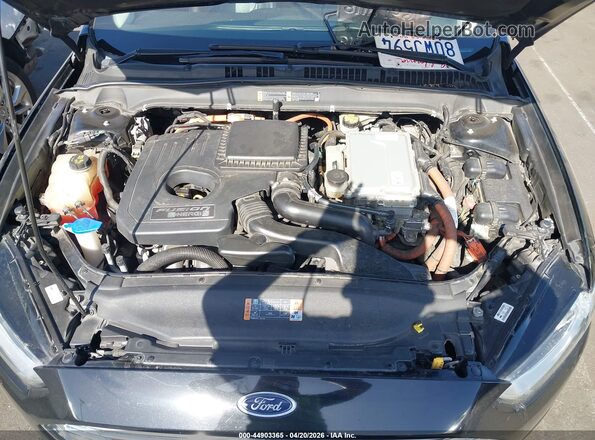 3FA6P0SU7GR229149 2016 FORD FUSION ENERGI Black უკანა ხედი