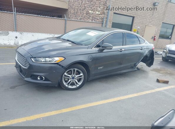 3FA6P0SU7GR357410 2016 FORD FUSION ENERGI Gray Przód lewy