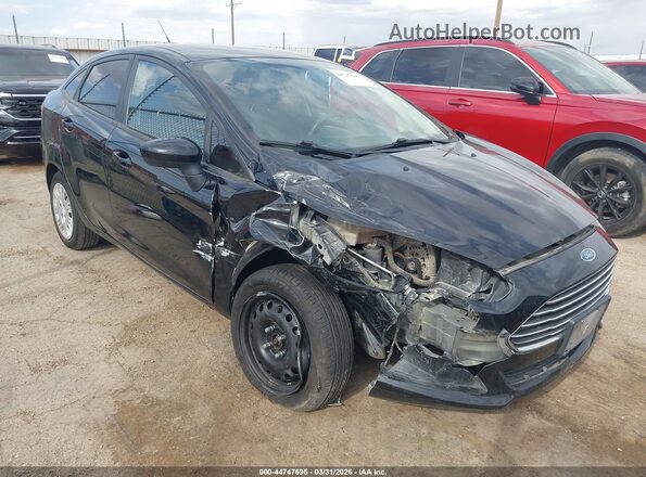 3FADP4AJ3JM129186 2018 FORD FIESTA Black Вид спереду