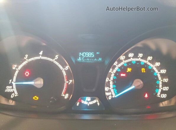 3FADP4AJ7HM109677 2017 FORD FIESTA Серебряный Вид щитка приборов
